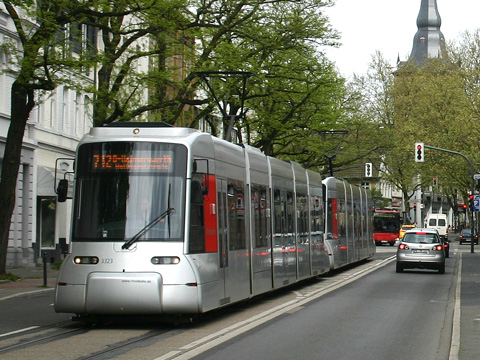 Straßenbahn in Ratingen