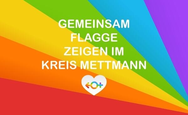 Bild vergrößern: Gemeinsam Flagge Zeigen im Kreis Mettmann