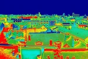 Bild vergrößern: Thermografisches Panorama von Zagreb